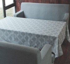 TILEZE 100x100cm,Mantel Rectangular,Gris,Resistente A Las Arrugas Y Fácil De Limpiar,Mantel
