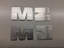 LETRAS DEL TANQUE  MZ ETZ  251 GAS TANK  LETTERS LOGO