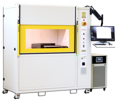 CO2 Laser - Graviermaschine Spezial 200W 400 x 400mm Scanner mit 400mm Z Achse 