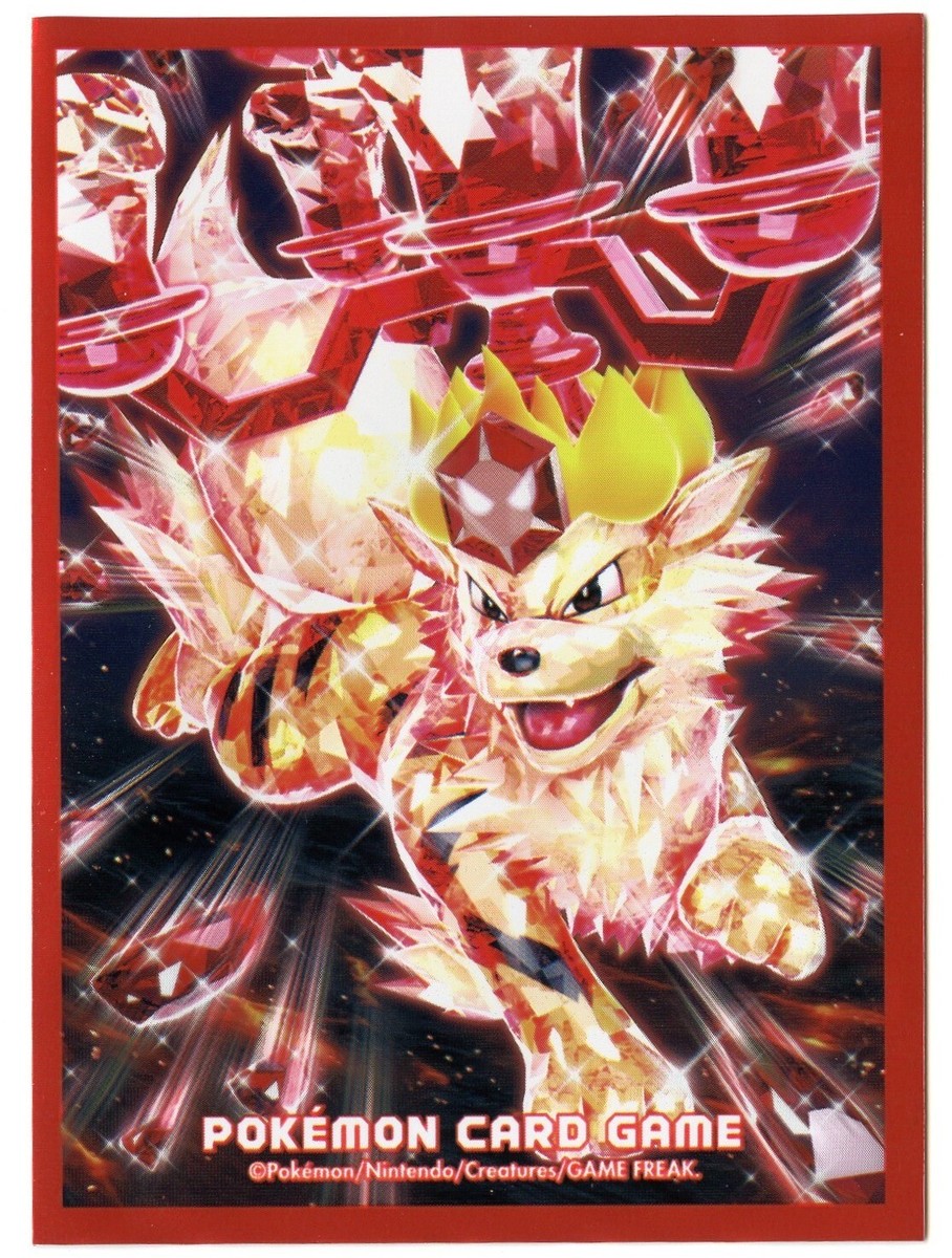Terastallized Arcanine Individual Card Sleeve Pokemon Center Japan Original Terastallized Arcanine Individual Card Sleeve Pokemon Center Japan Original