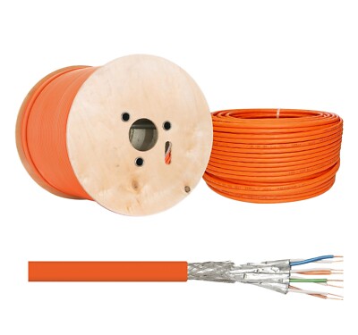 CAT.7 Verlegekabel 1000MHz Gigabit Netzwerkkabel S/FTP LAN Datenkabel LSZH KAT.7