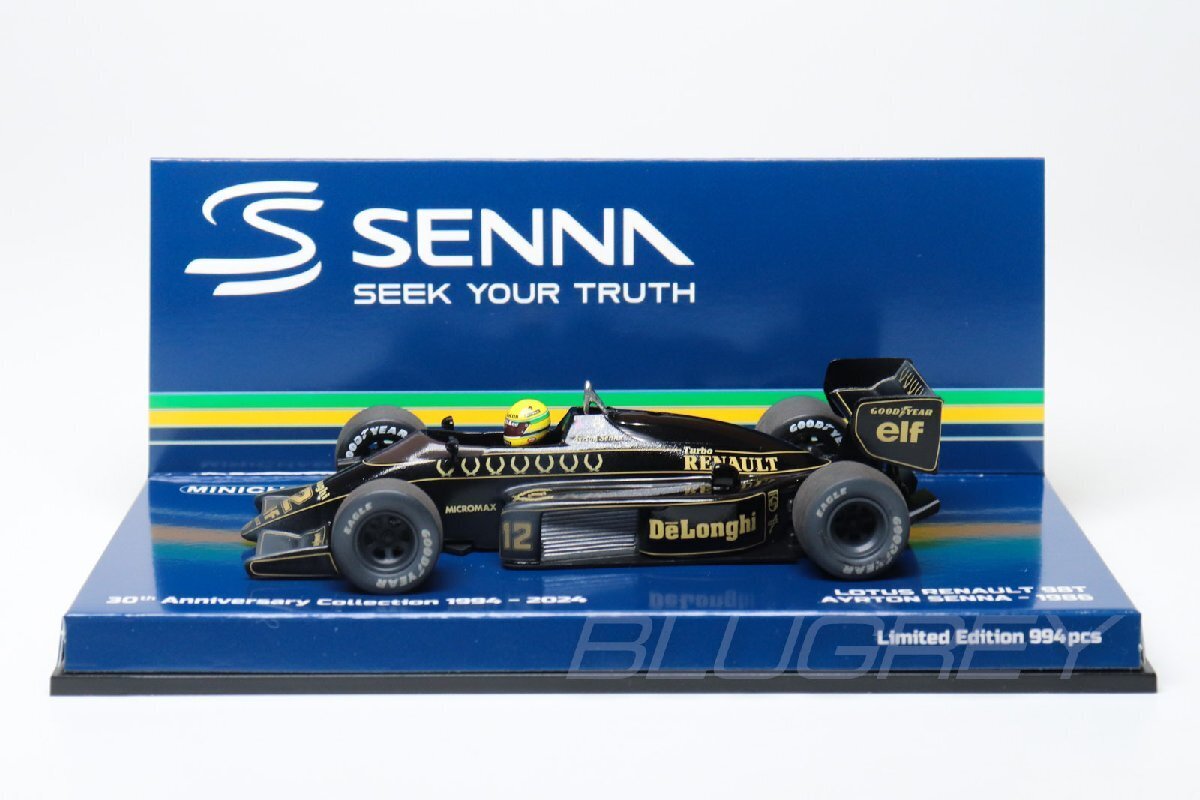 Ayrton Senna Lotus 98T ミニカー 1/43 ミニチャンプス Minichamps 1/43 Lotus F1 98T Renault 1986 12 Ayrton Senna