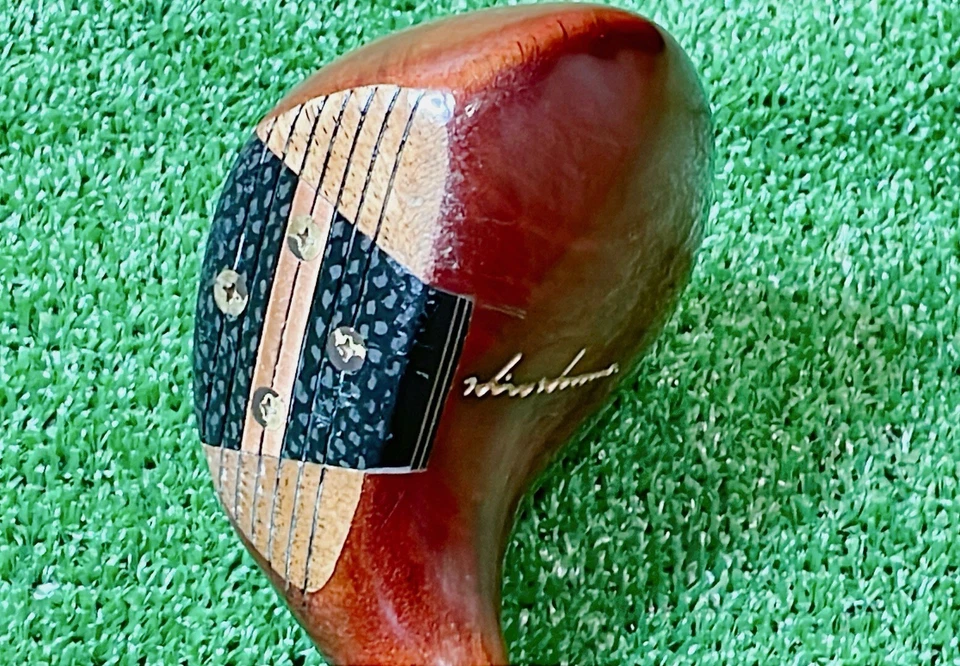 HIRO HONMA Persimmon "High Powered" M-46 & Dunlop Persimmon No4 Maxfli Vintage - Image 4 of 4