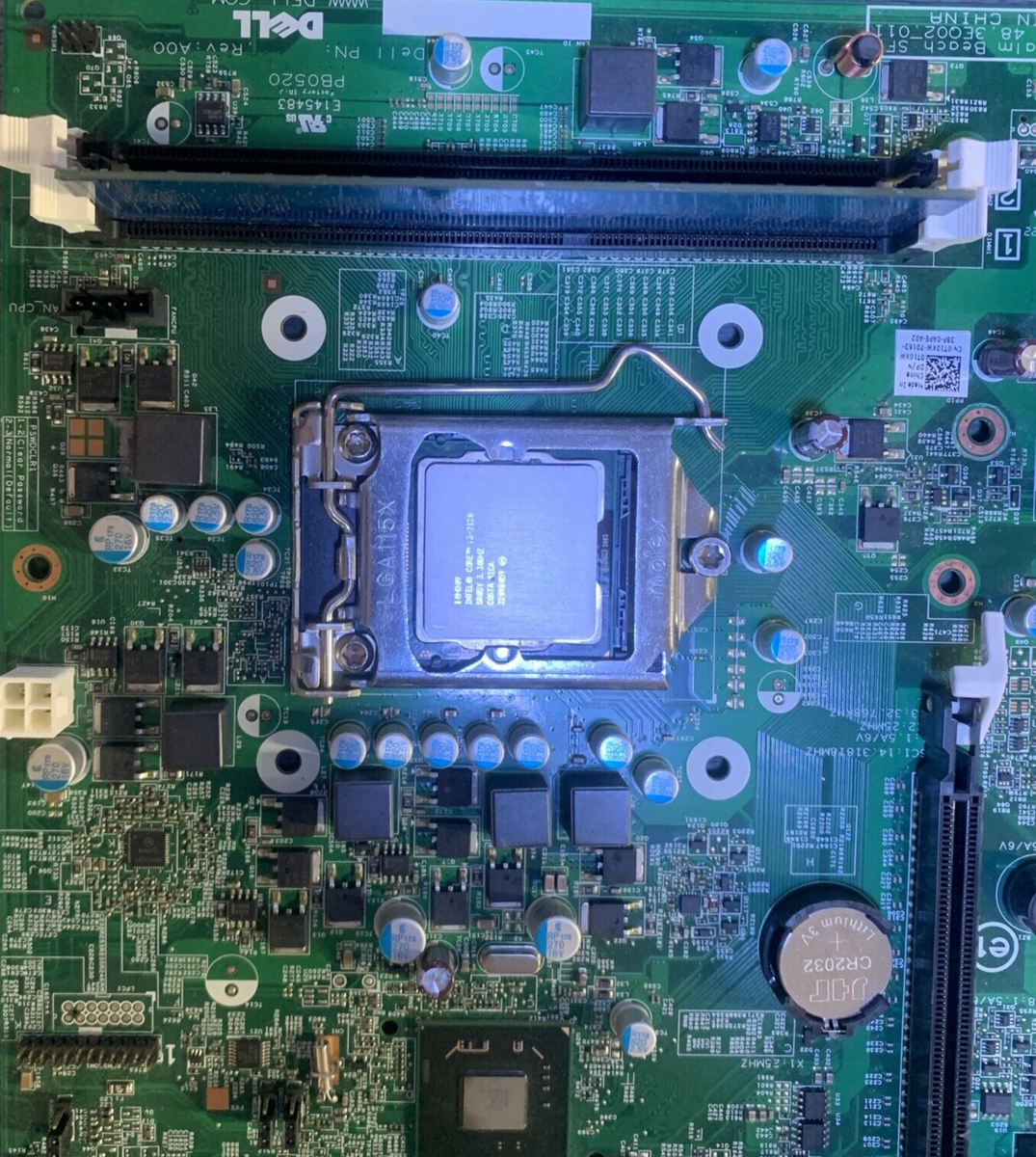 Genuine Dell Optiplex Motherboard DIH61R - i3-2120 CPU, 2GB RAM