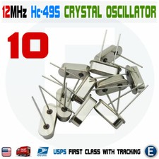 10pcs 12MHZ 12.000 HZ HC-49S Crystal Oscillator quartz passive Arduino Raspberry