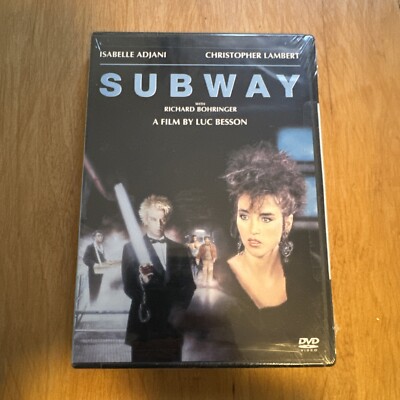 Subway - CHRISTOPHER LAMBERT   ISABELLE ADJANI (DVD, 2001) BRAND NEW      SEALED