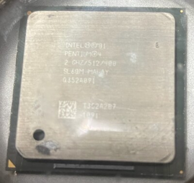 INTEL Pentium 4 - 2 GHz /512/480  - SL60M Malaysia made Stored in case
