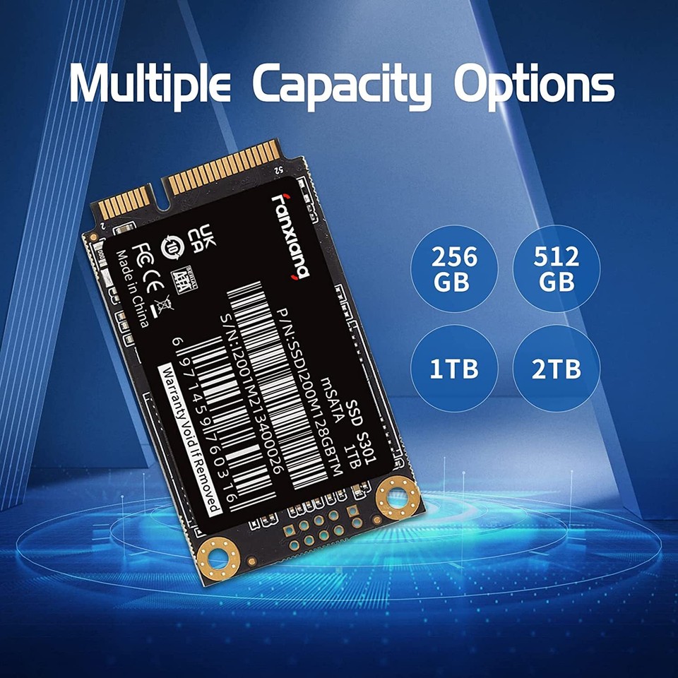 Fanxiang 1/5/10Pcs MSATA SSD 256GB 512GB 1TB 2TB TLC Internal Hard ...