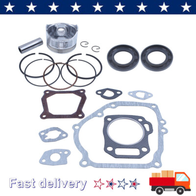 68mm Piston+ Rings + Rebuild Gaskets Kits For Honda GX160 GX200 5.5HP 6.5HP 168F