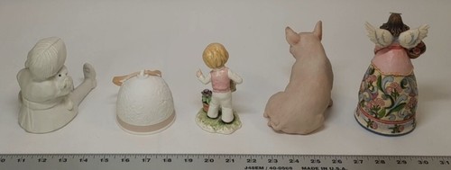 Figurines Mixed Lot Of 5. Includes: Goebel, Grossman & More. Has Youtube Video - Picture 3 of 23