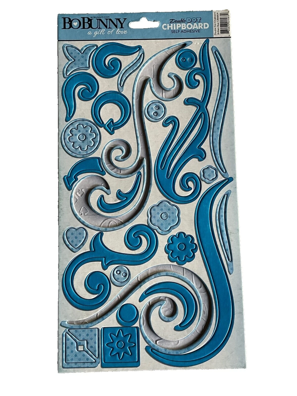 Acentos de aglomerado Scrapbooking Bo Bunny formas