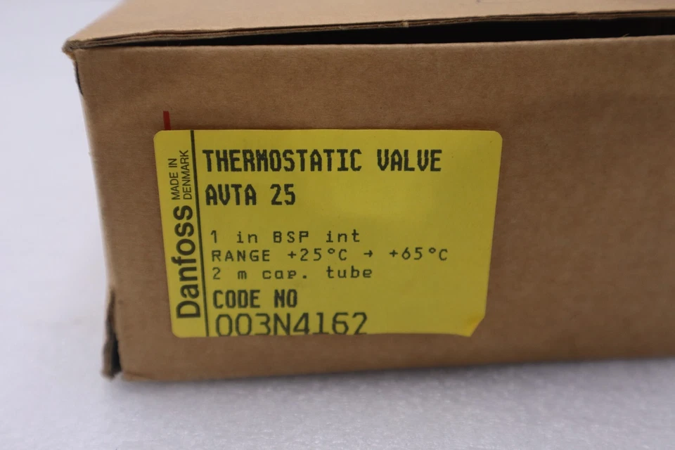 NUEVO CAJA ABIERTA DANFOSS AVTA25 003N4162 Control de temperatura válvula de agua STOCK G690 Foto 3 de 4