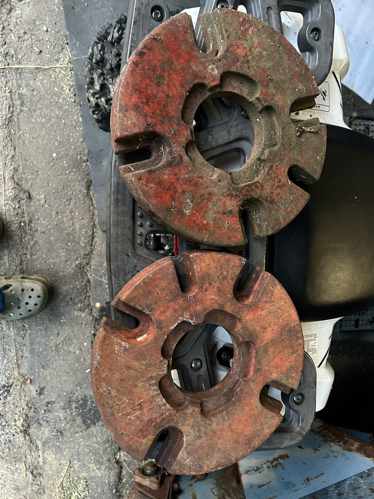 Simplicity Allis Chalmers Garden Tractor Rear Wheel Weights eBay