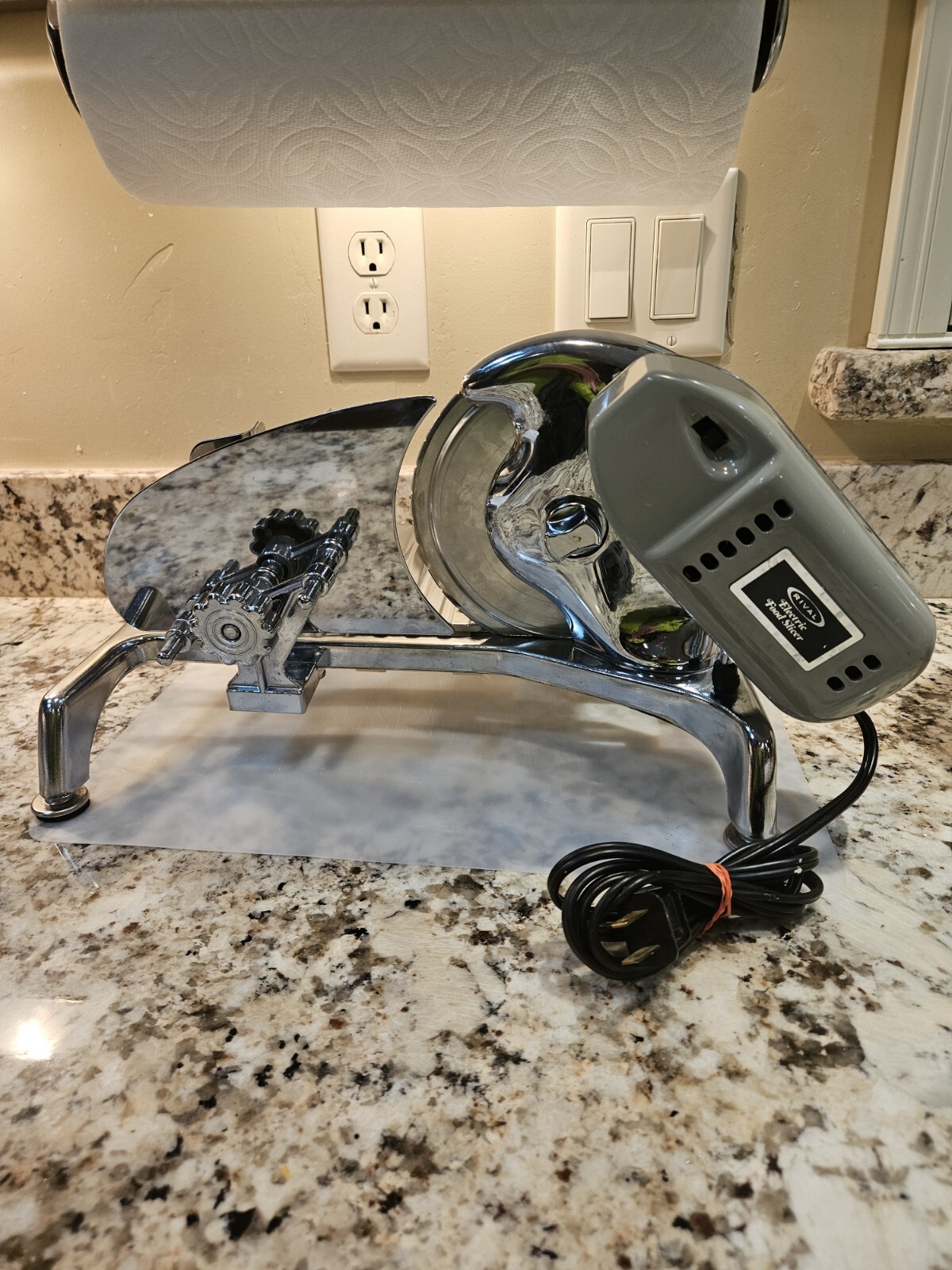 Vintage Rival Electric Meat Deli Food Slicer Model 65301 1101E/3 eBay