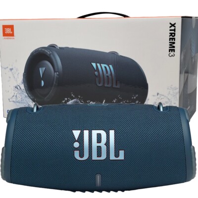 JBL Xtreme 3 -  BLUE Portable Bluetooth Speaker, Powerful Sound - IP67 