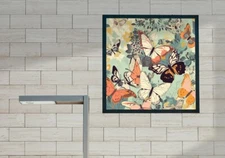 Pastel Butterflies Digital Art Bundle of 4 | Printable Wall Decor | Downloadable