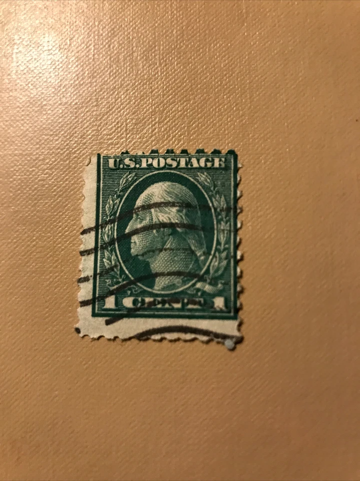 VINTAGE VERY RARE!!!!! 1922 1 cent George Washington postage stamp - Image 2 of 2