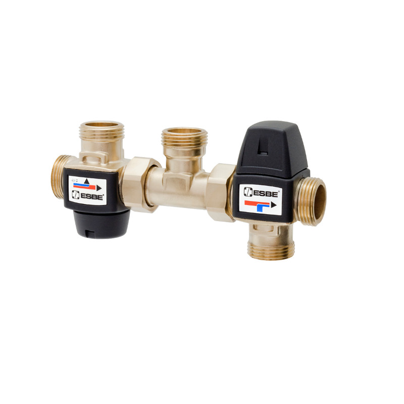 Kit Solare ESBE VMC322 1" 45°C - Valvola Deviatrice e Miscelatore