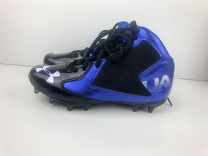 blue high top cleats