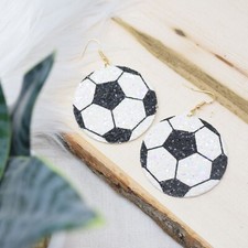 Sport Earrings  Team  Soccer Team  Season Game  9046Purple