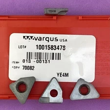 4pc   VARGUS   YE 4M   Threading Insert Shim / Seat 🎯 Machinist