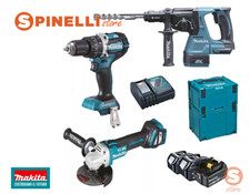 MAKITA DLX3119TJ KIT COMPRENSIVO DI DHP484 + DHR243+DGA513