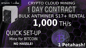 ANTMINER L3 Rental Scrypt CLOUD Mining Contract LTC Hashing 1 Week Litecoin Doge