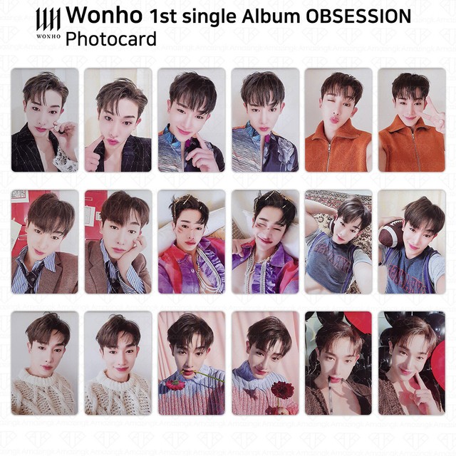 Wonho 1st Single Album Obsession Official Photocard Monsta X KPOP K-POP