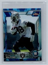 2015 Topps Mini Chrome Blue Hot Box Refractor  Clive Walford 156