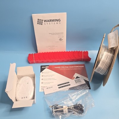 Warming Systems Electric Floor Heating Systems Radiant Flooring 15 SQ FT