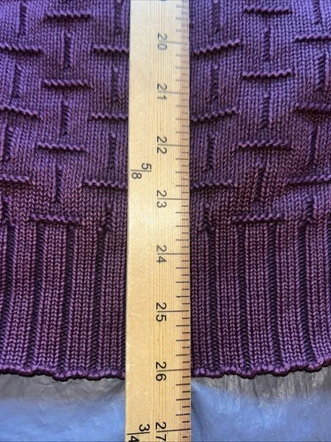 Carbon 2 Cobalt Men’s Medium Burgundy Basketweave Full Zip Long Sleeve Jacket image 7