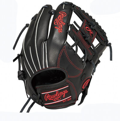 Rawlings Hyper Tech R9 GJ5R9N6L-B Junior RH Allround Handschuh Größe L schwar...