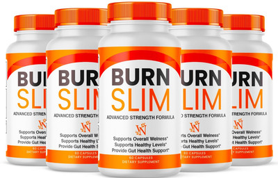 Burn Slim Advanced Strength Capsules, Burnslim for Wellness Support 5Pack 300CT