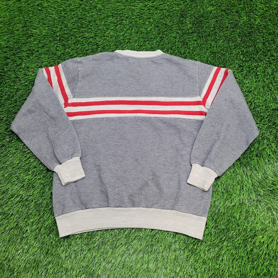 Sudadera Wilson vintage años 90 para mujer mediana 20x23 gris Foto 2 de 4