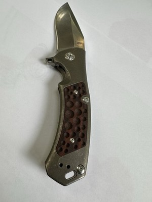 Kizer IFT-L Ki4452 Flipper - CPM-S35VN 3.5'' Blade, Titanium + Red/Black G10
