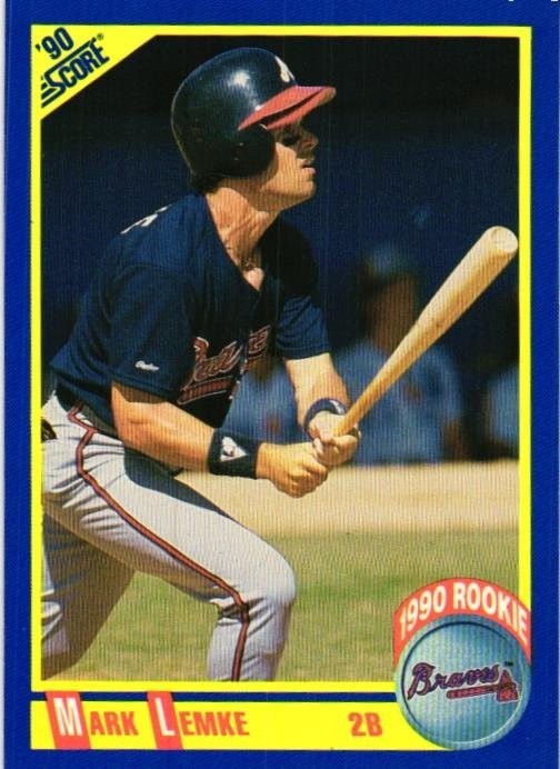 1990 Score - Mark Lemke #593