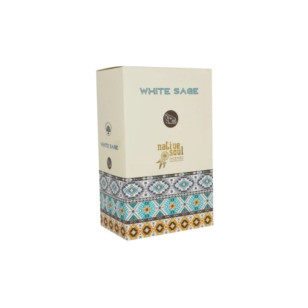 Native Soul White Sage Incense Sticks 15g – Purifying & Cleansing