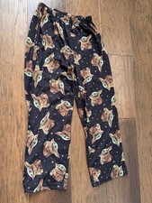 Grogu Youth Size Small Star Wars The Mandalorian Pajama Pants Baby Yoda