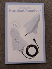 Cell phone handset Receiver - spaceship/rocket - retro - USB-C - Vivitar - new