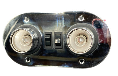 VTG Ramco RV Luminaire  12V DC, Y-606-09 Camper Trailer Motorhome