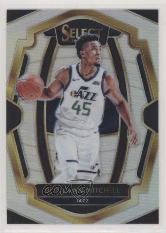 2018-19 Panini Select Premier Level Silver Prizm Donovan Mitchell #178 5r6