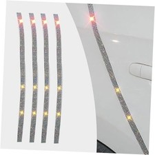 Car Door Protector Edge Guards, Bling Door Edge Protective 4 PCS Multicolored