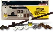 Woodland Tidy Track Rail Tracker Cleaning Kit - HO Scale Nickel Silver Model