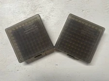 plastic ammo storage boxes (Qty 2)                 9mm/380ACP