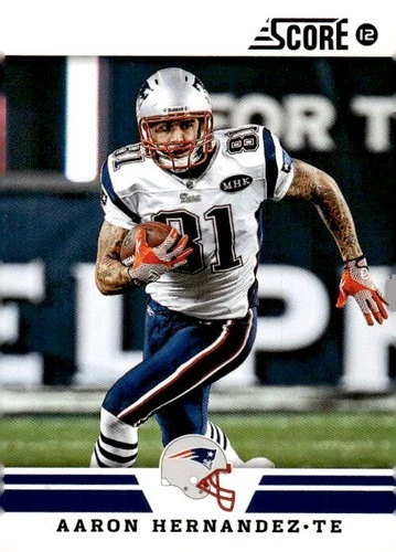 2012 Score #151 Aaron Hernandez