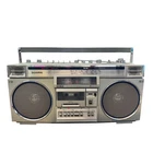 Sanyo M-X720K Vintage 1981 Boombox Ghetto Blaster Radio Works / Tape For Repair