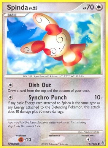 Spinda - SEWO 111 Pokemon - Heavy Play