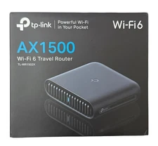 TP-Link Ultra-Portable Wi-Fi 6 AX1500 Travel Router TL-WR1502X NEW Open Box