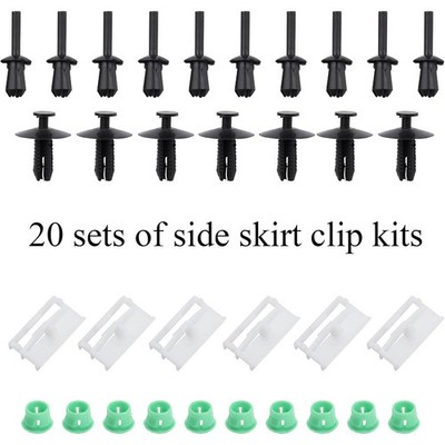 Teile Befestigung Clips 80 Set Seitenschweller für BMW 3er E36 E46 E90 Niete Kit