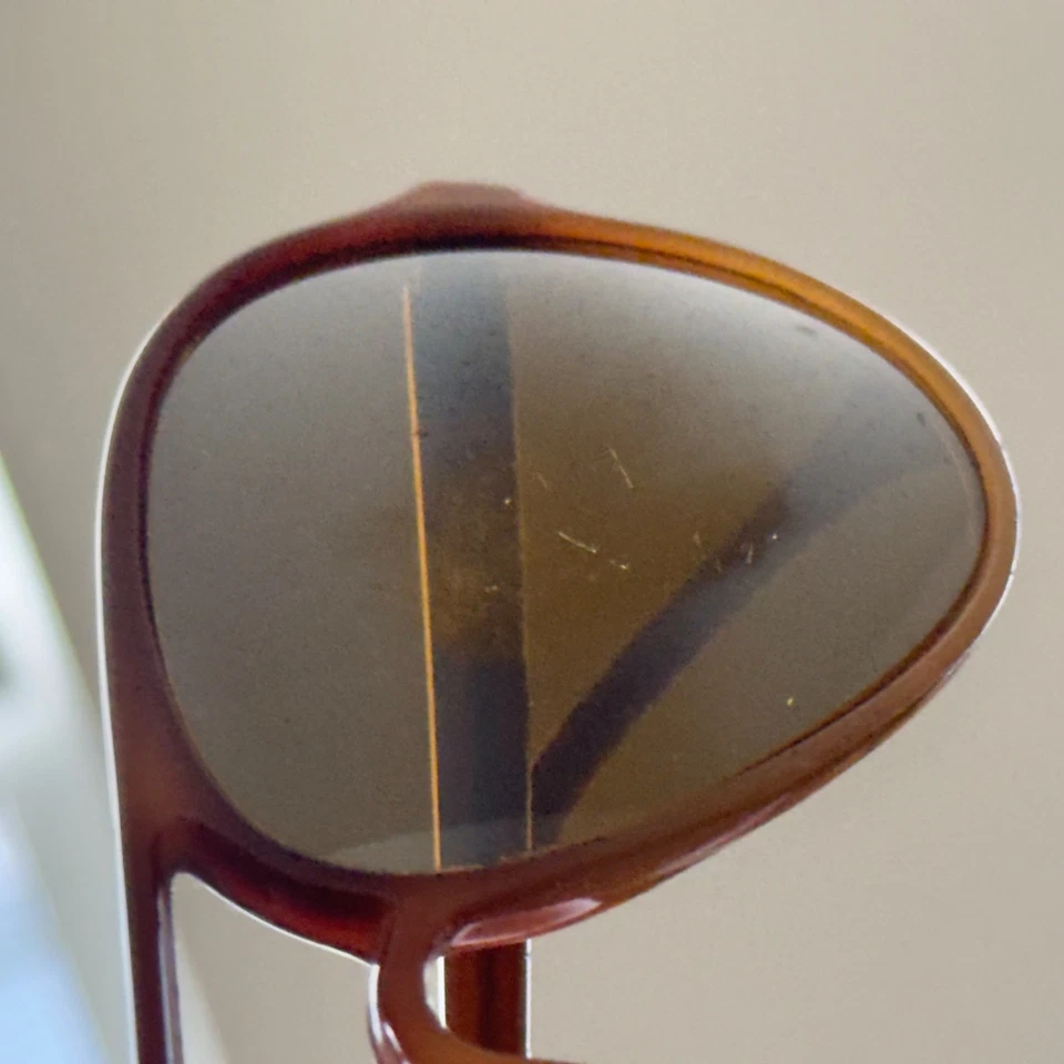 Gafas de sol Vuarnet 374 Skilynx marrón Magnum PI Tom Selleck lentes raspadas de colección Foto 4 de 4